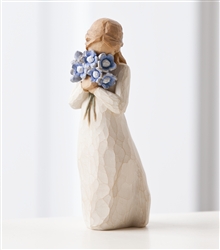 WILLOW TREE FIGURINE - FORGET-ME-NOT