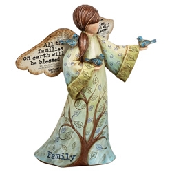 ANGEL - BLESSINGS WITH WINGS FAMILY FIGURINE